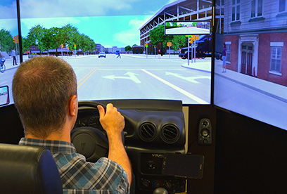 Driving simulator for young drivers